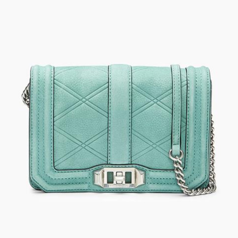 Rebecca Minkoff Small Love Embossed Crossbody